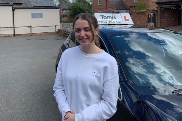 Well done to Emily from Hinckley on passing her driving test first time with no faults