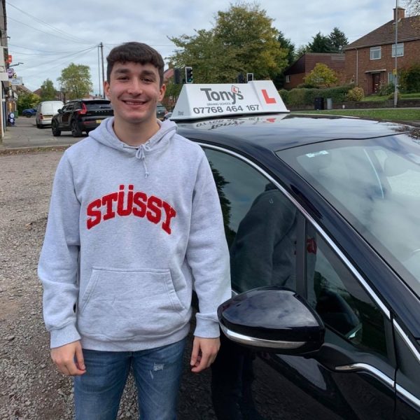 Well done to James from Barwell on passing his driving test, with the road in front of you now with endless possibilities